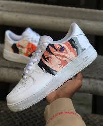 Naruto Sasuke Af1 Rxmfh In 2020 Naruto Shoes Custom Nike Shoes Nike Air Shoes