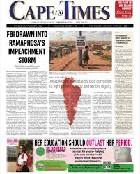 Menstruation Ad in South African Newspaper