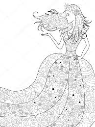 Secondly you want to a coloring agent that is right for the product image that you are creating. Vector Illustration Spring Woman In Zentangle And Ethcnic Style Tattoo Coloring Page T Shirt Card Poster Print Design Black And White Lines Lace Pattern Rodent Girl Flowers Joy Modern Premium Vector In