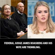 Musica - Federal judge James Boasberg and his wife lost their temper when  Karoline Leavitt exposed everything with bold never-before-published  evidence, the biggest surprise is finally confirmed. | Facebook