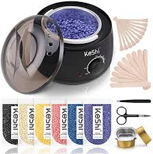 Beautiful Waxing Kit Keshi Wax Warmer Hair Removal Home Wax Kit With 16 8oz 6 Bags Hard Wax Beans For Legs Face In 2020 Home Waxing Kit Waxing Kit Wax Hair Removal