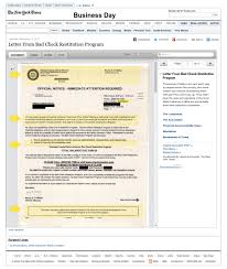 After you convert your order of restitution to Letter From Bad Check Restitution Program Interactive Feature Nytimes Com