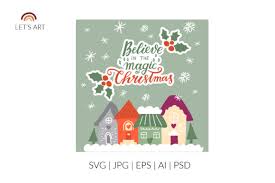 Snowman for sale svg, shadow box svg, christmas svg, melting snowman svg, cut file, silhouette,cricut,svg,png instant download, snowman face. Cozy Winter Houses Svg Believe In Magic Graphic By Cyrilliclettering Creative Fabrica