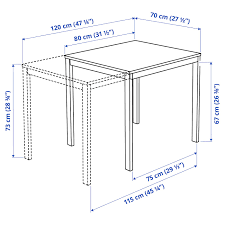 Tisch ist ein paar jahre alt, hat aber kaum gebrauchsspuren. Vangsta Ausziehtisch Schwarz Dunkelbraun 80 120x70 Cm Ikea Schweiz
