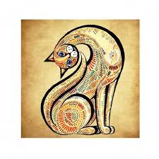 Naiyue 7098 Long Neck Cat Print Draw Diamond Drawing Diamond Drawing Cross Paintings Diamond Painting