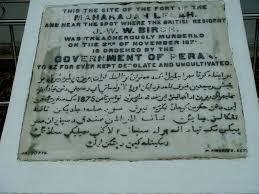 In 1877, dato 'maharaja lela, dato' sagor, pandak sepuntum indut and sentenced to death in matang, perak. Sejarah Perak Maharaja Lela Ini Adalah Batu Peringatan D Flickr