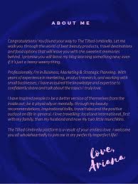 Ayrıca her kategoriden 11 milyonu aşkın yüksek kaliteli video ve video klibi keşfedin. About Me The Tilted Umbrella A Lifestyle Site By Ariana Thetiltedumbrella