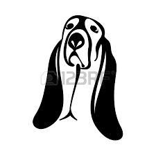 Basset Hound Clipart Black And White Basset Hound Tattoo Basset Hound Basset Dog Basset