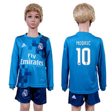 Find great deals on ebay for real madrid long sleeve jersey. 2017 18 Real Madrid 10 Modric Third Away Youth Long Sleeve Soccer Jersey