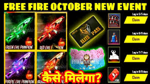 This event should see the addition of new items, and a game mode and character. Free Fire New Xm8 Incubator Free October Elite Pass New Gloo Wall Skin New Money Heist Event 2020 Youtube