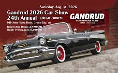 Gandrud Car Show – Green Bay – 8/1/2026