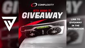 Nvidia Geforce Rtx 2080 Ti Giveaway Nvidia Graphic Card Giveaway