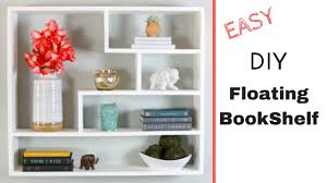 Floating shelves are truly flexible in placement and style, but also very functional. Easy Diy Floating Bookshelf Modern Floating Shelves Youtube