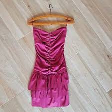 Visualizza altre idee su sartoria, corsetti, abiti. Abito Senza Spalline Mini Dress Fuxia Rosa Vestito Scamosciato Scollo A Cuore Ebay