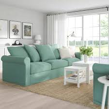 Gronlid Sofa 3 Plazas Ljungen Verde Claro Ikea Pastel Living Room Green Sofa Living Room Green Couch Living Room