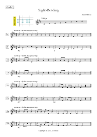 Violin Sight Reading Grade 1 Download Sheet Music Pdf File Violin Teaching Sheet Music Print Sheet Music