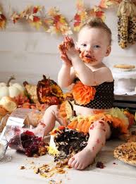 Thanksgiving baby pictures also come great and such candids also show the happy emotion they are having in that moment. Festive Babies Celebrate Their 1st Thanksgiving With Turkey Smash Photo Shoots Abc News
