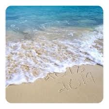 2019 New Year 39 S Party Card New Years Day Happy New Year Holiday Customize Personalize Celebrate Party Tropical Island Beach Ocean Beach New Year Pictures