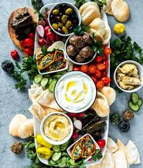 Plateau De Mezzes Traditionnels Recipe Healthy Appetizers Vegetarian Lunch Food