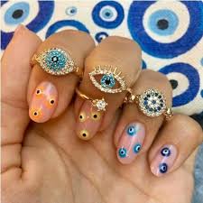 Ideales para ir a fiestas o cocteles especiales. 30 Disenos De Unas Con Ojos Actitudfem