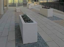 White vinyl planter box (32) Blyth Robust Large Outdoor Concrete Planters Range Uk