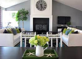 How To Mix Patterns Appropriately Living Room Orange Living Room Green Eclectic Living Room