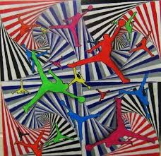 Good Art Lessons And Ideas For Middle School And Beginning Art Classes Elementary Art Op Art Lessons Middle School Art Projects