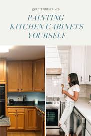 Painting Kitchen Cabinets Yourself Pretty In The Pines New York City Lifestyle Blog Kitchen Cabinets Painting Kitchen Cabinets Kitchen Cabinet Colors