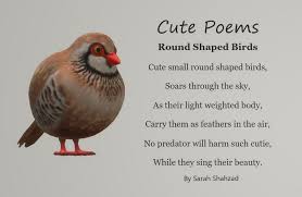 Round Shaped Birds Poem The Art Expressing Oneself Is Art