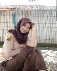 Gambar sapi pakai masker kartun. Gadis Cantik Berjilbab