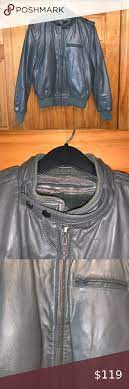 Vintage Berman S Leather Bomber Jacket Size 42 Leather Bomber Jacket Vintage Jacket Leather Bomber