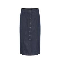 Denim Midi Skirt