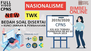 Ujian tiu cpns 2021 bertujuan untuk menilai penguasaan pengetahuan dan kemampuan mengimplementasikan kemampuan verbal, kemampuan numerik, dan kemampuan figural. Wow Bengini Kisi Kisi Soal Cpns Twk Hots Sesuai Permenpan Rb Youtube