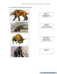 Lukisan binatang tertua ditemukan di kalimantan iptek laporan. Bab 2 Zaman Air Batu Interactive Worksheet