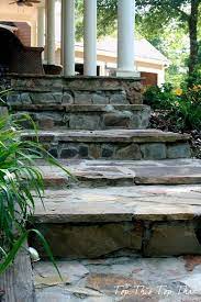 Diy Stone Steps You Can Do It Too Porch Steps Outdoor Living Backyard