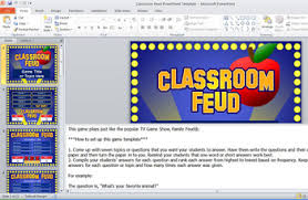 This will definitely be a hit in gatherings, especially if you create a great family feud powerpoint presentation and involve everyone. Classroom Feud Powerpoint Template Plays Like Family Feud Tpt