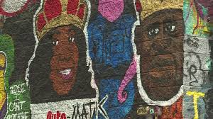 George floyd was killed by police officers in minneapolis on monday may 25th, 2020. Ct Artist Paints Mural Of George Floyd And Breonna Taylor 9news Com