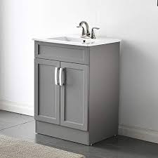 This way, you have a place to throw dirty towels between laundry loads. Laundry Utility Sinks Modern Stand 21 7 White Wood Cabinet Set And Sink Combo Laundry Vanity Laundry Cabinet With Stainless Steel Sink Tools Home Improvement