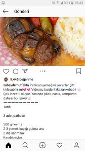 Halime Kurt Demirsoy Adli Kullanicinin Kazan Kebabi Panosundaki Pin Yemek Kebap Patlican