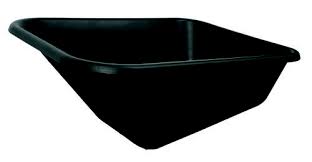 600 (6.0 c.u.ft) or 700 (7.0 c.u.ft) wheels: Truper Wheelbarrow Poly Tray 8 Cu Ft At Menards