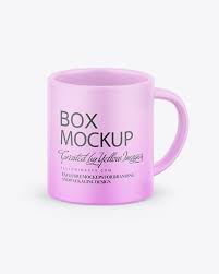 Download Paper Box W Matte Mug Mockup In Box Mockups On Yellow Images Object Mockups