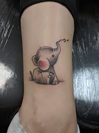 Baby Elephant Tattoo Baby Elefant Tattoo Elefant Tattoo Klein Tattoos Kinder