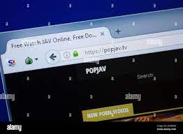 Ryazan, Russia - September 09, 2018: Homepage of Pop Jav website on the  display of PC, url - PopJav.tv Stock Photo - Alamy