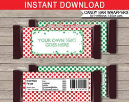 I have a super fun and free way to spruce up the mini candy bars you can gr. Christmas Candy Bar Etsy