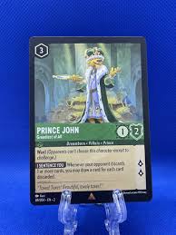 Disney Lorcana Rise of the Floodborn Prince John 89/204 Non Foil