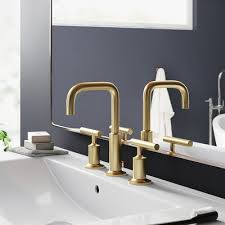 We did not find results for: Purist Widespread Faucet With Drain Assembly Low Lever Handles And Low Gooseneck Spout Gold Bathroom Fixtures Widespread Bathroom Faucet Bathroom Faucets