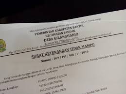 Syarat Pembuatan Sktm Untuk Yang Akan Masuk Sma Smk Website Desa Gilangharjo