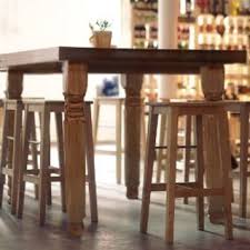 Industrie bar set tisch + 4 hocker cuba garten gastronomie terasse küche outdoor. Die Richtige Tischgrosse Miamobel