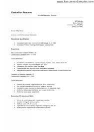 janitor resume sample resume genius