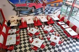 Los Increibles Restaurantes En Los 50 S Retro Diner Retro Cafe Pub Design Interiors